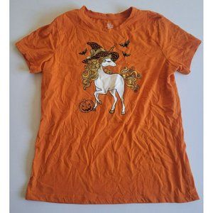 Halloween Unicorn Way To Celebrate Halloween Girls Size 18 Shirt